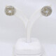Caravanas Antiguas En Oro 18K, Platino, Brillantes Y Diamantes Caravanas Antiguas En Oro 18K, Platino, Brillantes Y Diamantes
