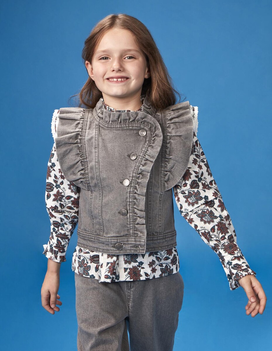 Chaleco Vaquero - Gris Oscuro 