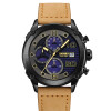 Reloj Skmei 2051BKLTBN Analógico Hombre Negro con Correa Marrón Claro Reloj Skmei 2051bkltbn Analógico Hombre Negro Con Correa Marrón Claro