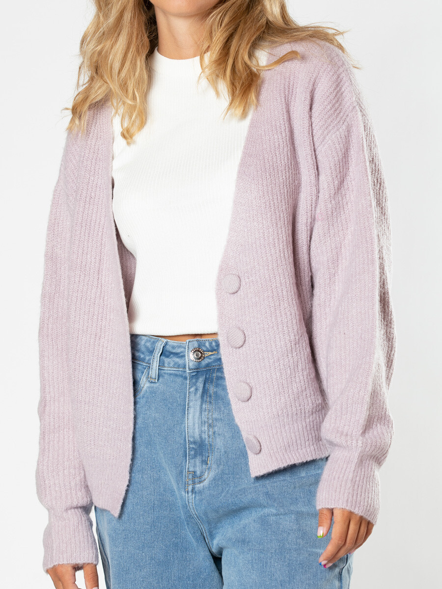 CARDIGAN PRETI RUSTY - Lila 