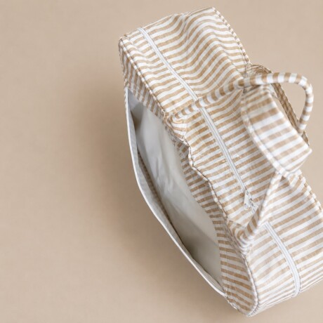 Set Valija para el Parto Stripes Camel