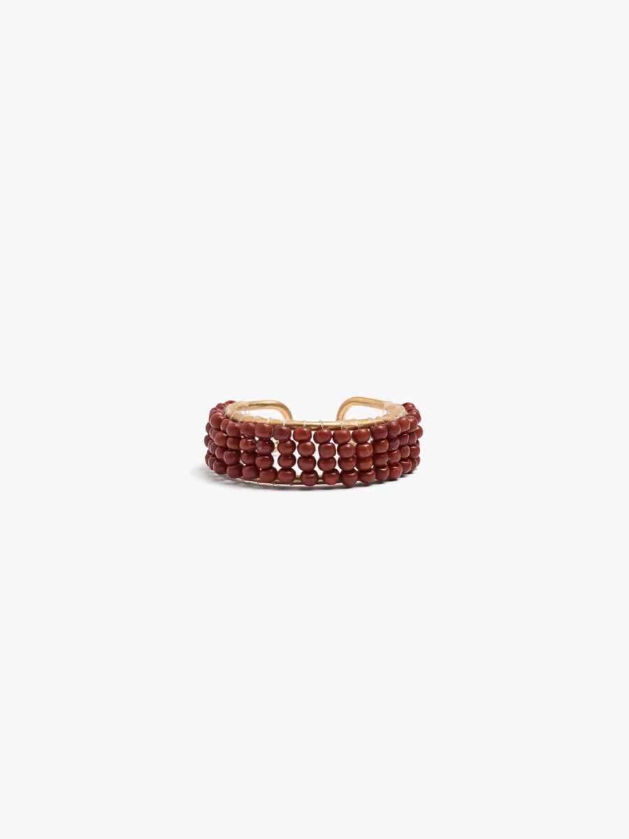 Anillo Con Abalorios multicolor