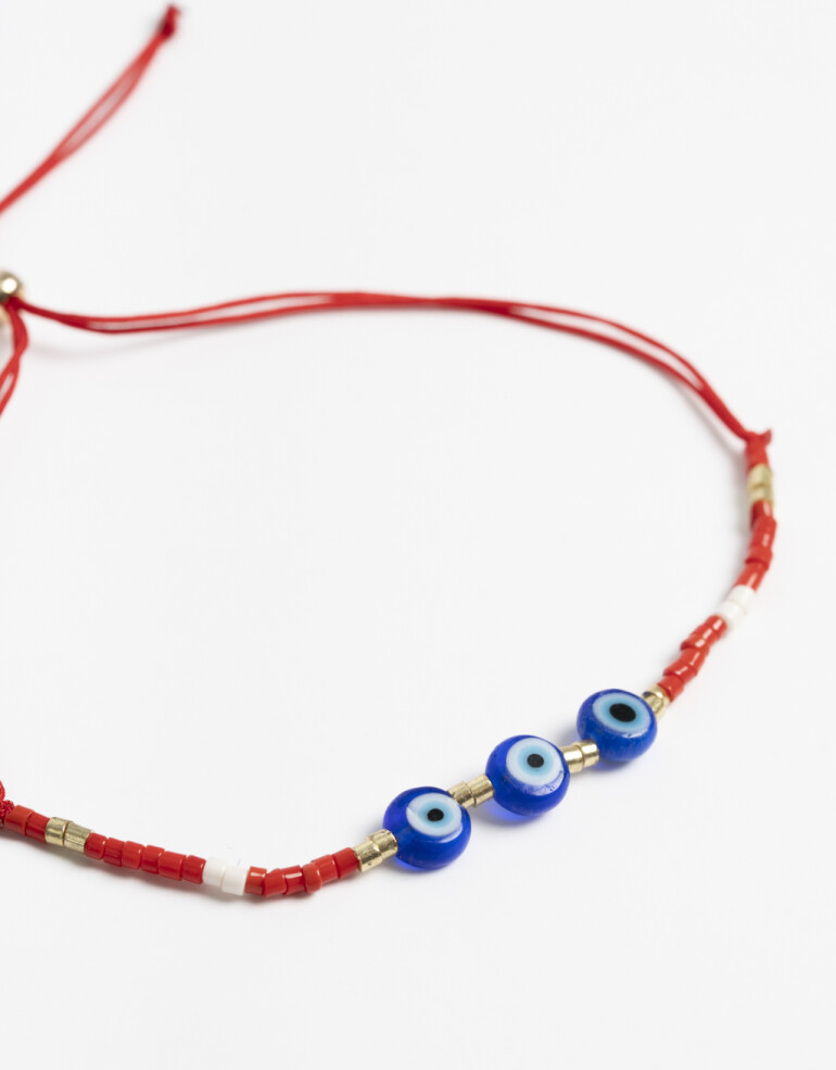 Pulseras Flexibles Lucky charm Pulsera Flexible Ojitos Lucky - Combinacion Multicolor