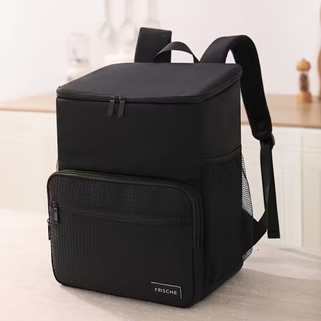 Mochila térmica para picnic o playa – 29x18x37cm Negro