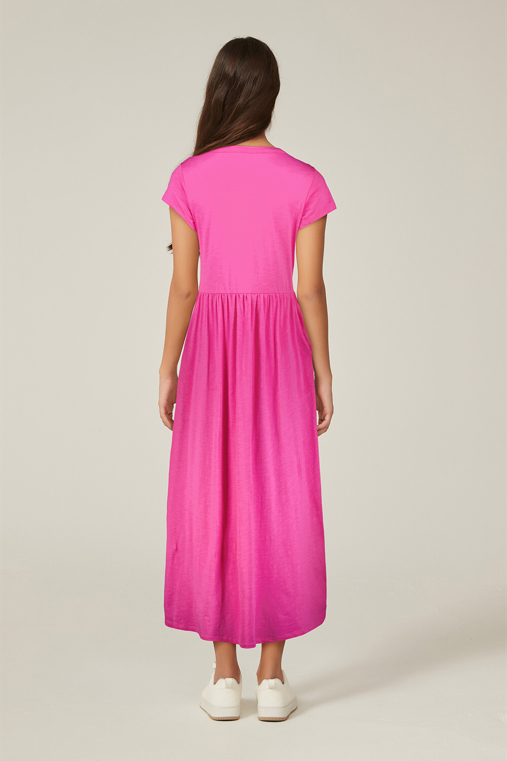 Vestido Arnalt Fucsia Oscuro