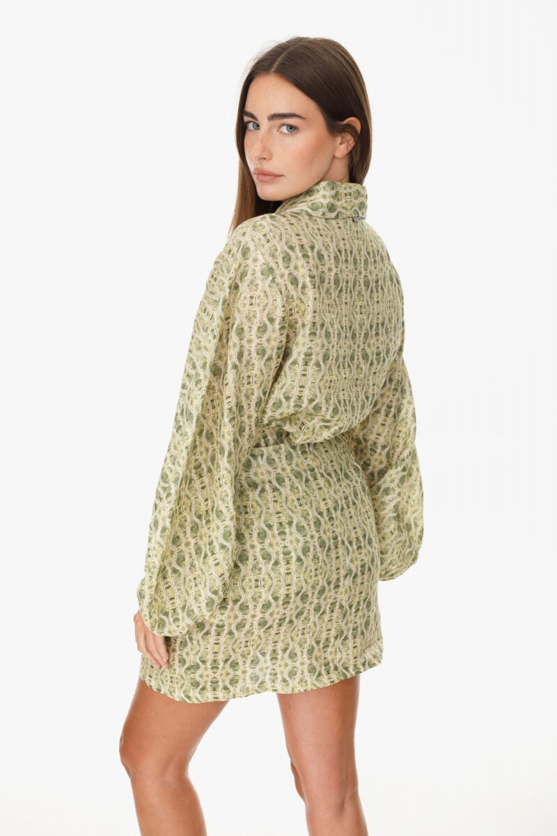 Camisa New Tero  Snake Verde