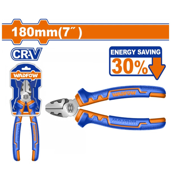 ALICATE CORTE DIAGONAL 7´´ CR-V AHORRO ENERGIA 30% WADFOW WPL3717 ALICATE CORTE DIAGONAL 7´´ CR-V AHORRO ENERGIA 30% WADFOW WPL3717