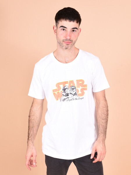 REMERA STAR WARS BLANCO