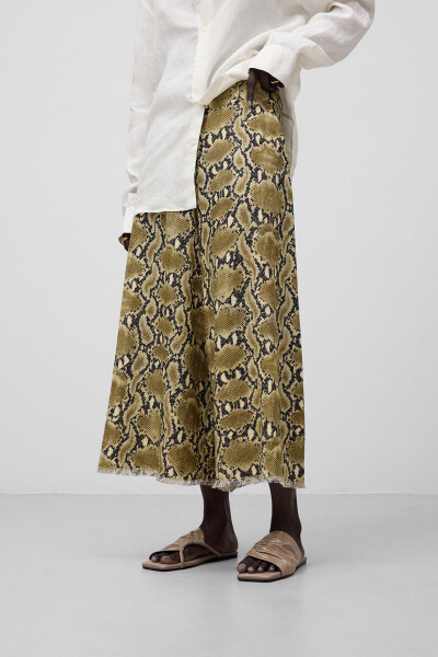 PANTALÓN CROPPED Crudo