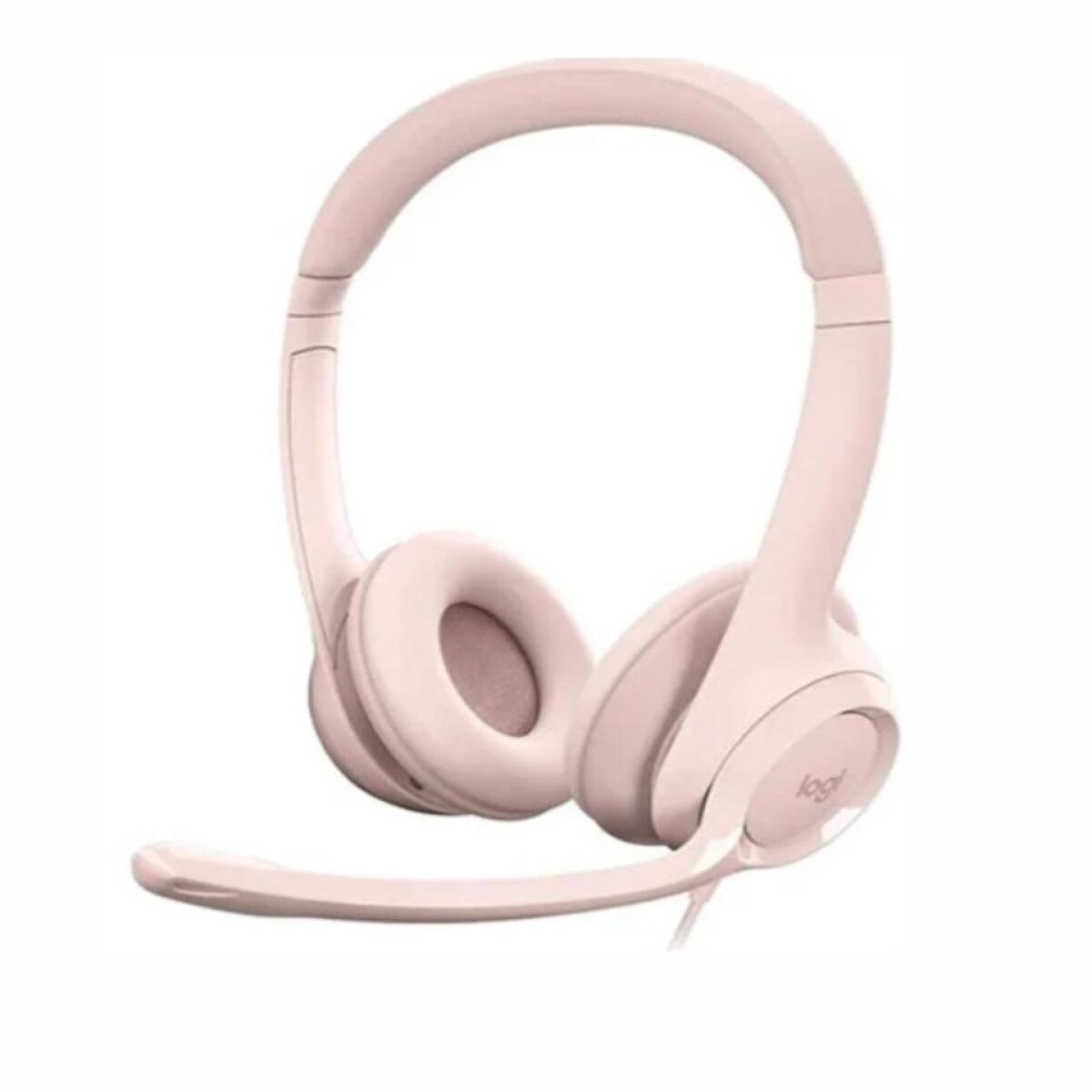 Auriculares Cableados LOGITECH H390 USB Con Micrófono On-Ear - Rose 
