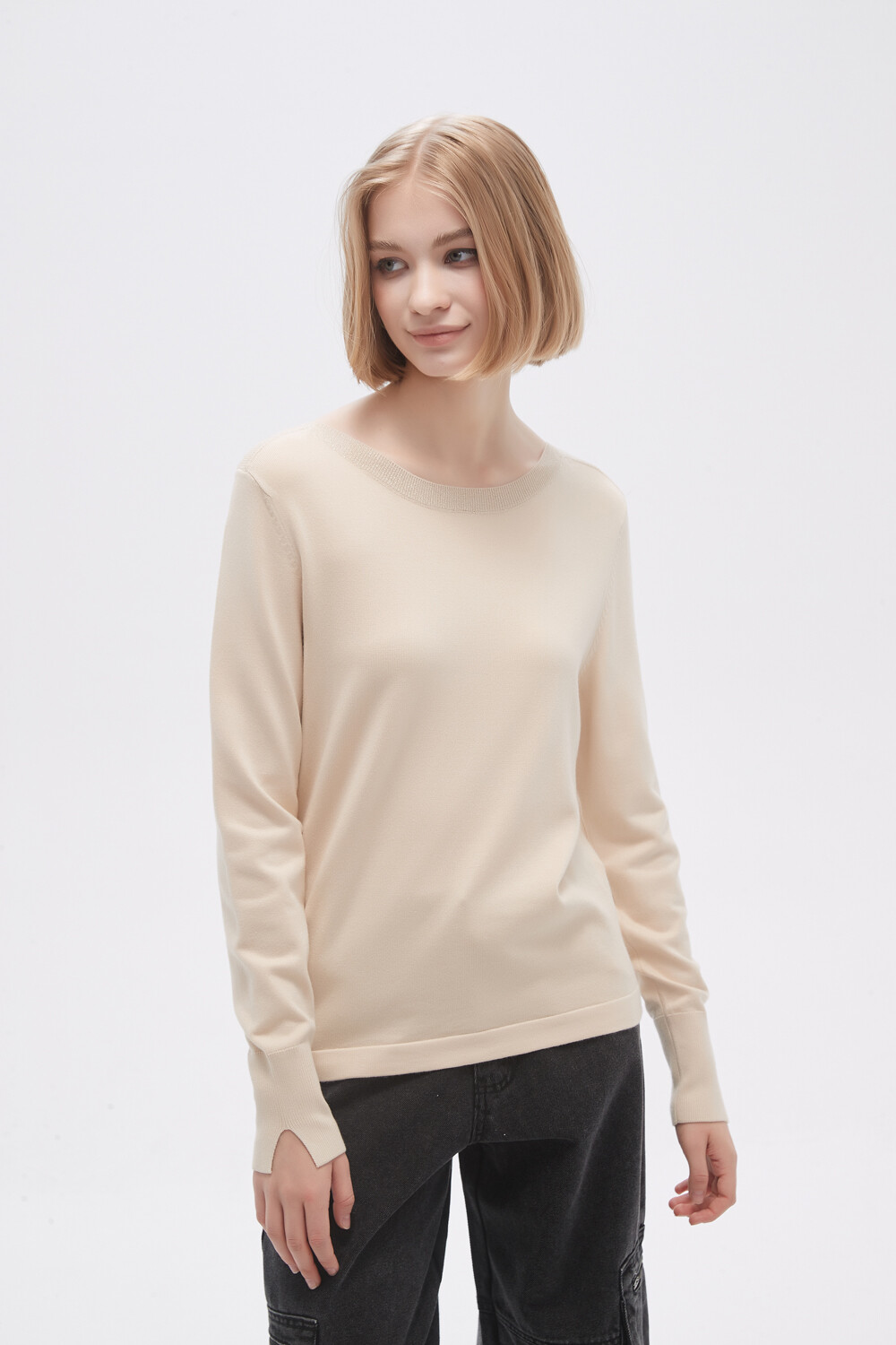 Sweater Mace Beige Claro
