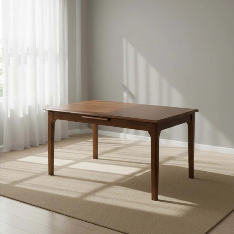Mesa Comedor Madera Nogal Extensible 1.40-1.70 Mesa Comedor Madera Nogal Extensible 1.40-1.70