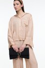 CAMISA BOLSILLO ML Beige