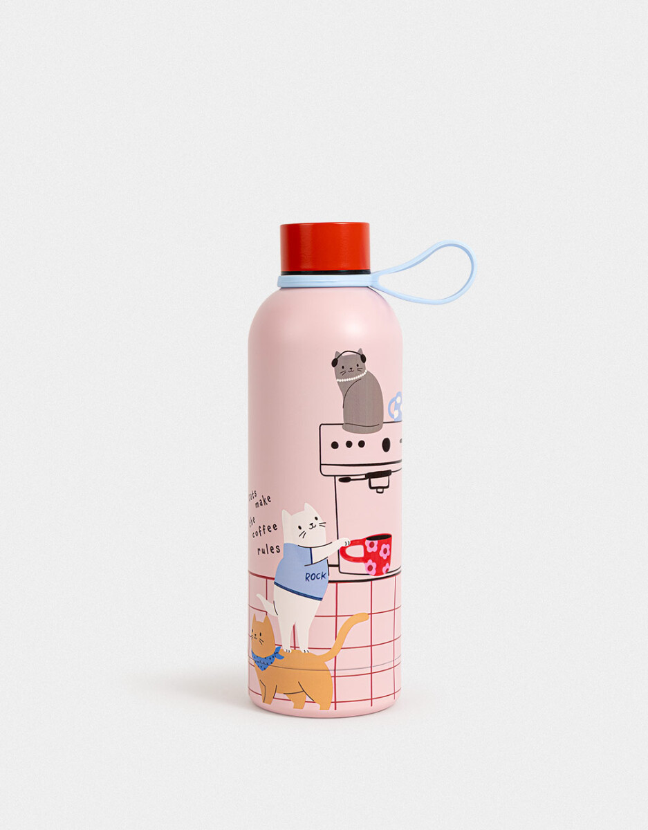 Botella Metálica Vynil Club 