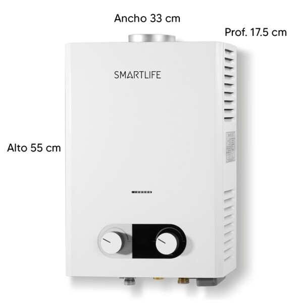 Calentador A Gas Smartlife Sl-gwh10dng 10lts. CALENTADOR INST. SMARTLIFE 10L G.NAT OLT
