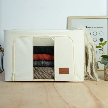 CAJA ORGANIZADORA DE TELA DISEÑO ESTRUCTURAL 50*40*33CM 001