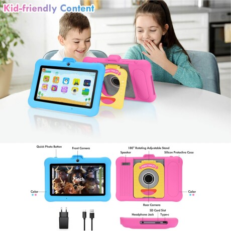 TABLET KIDS STORY 7 PULGADAS 3GB + 32GB INTOUCH Q832 AZUL AZUL