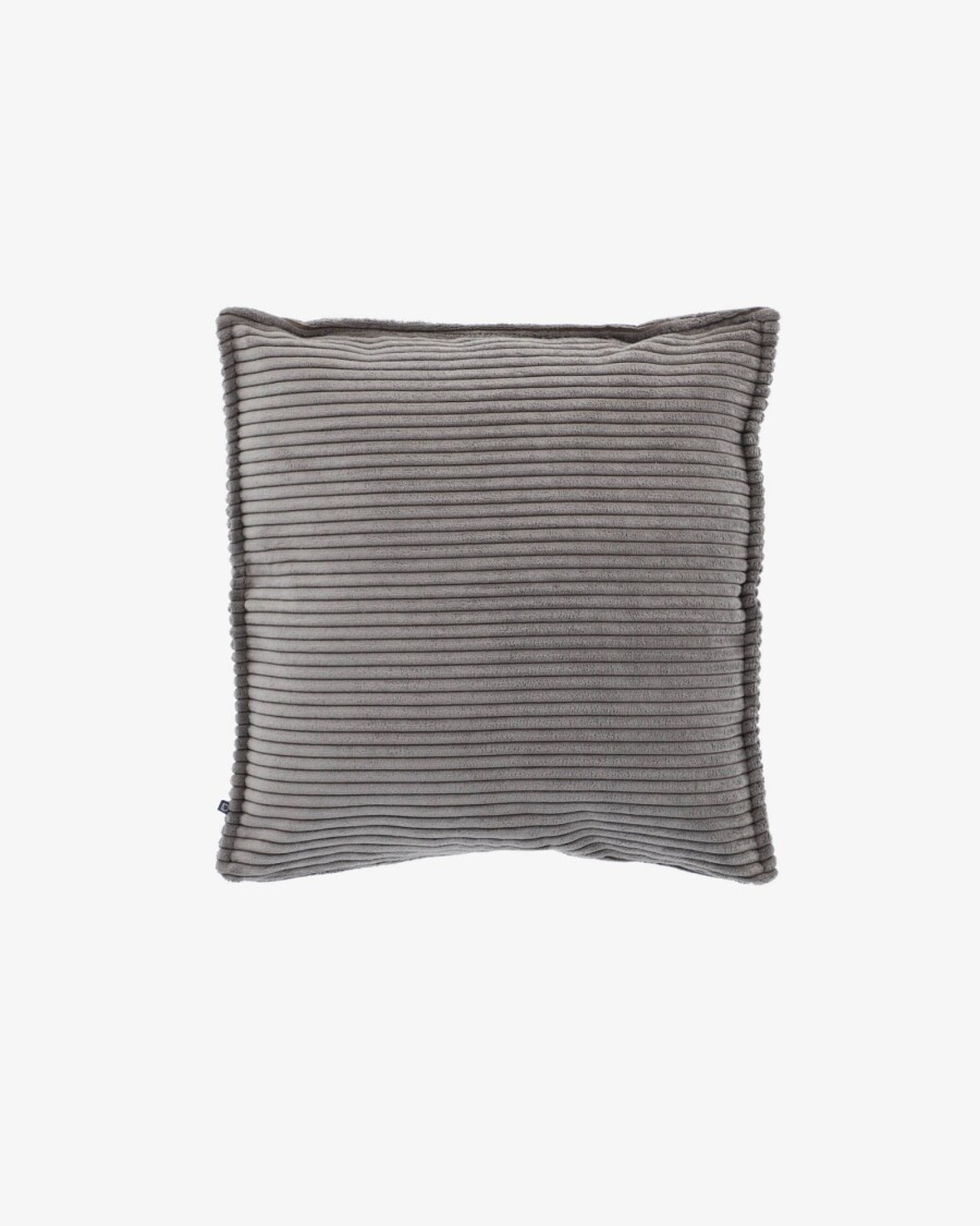 Almohadón Wilma 45 x 45 cm pana gris
