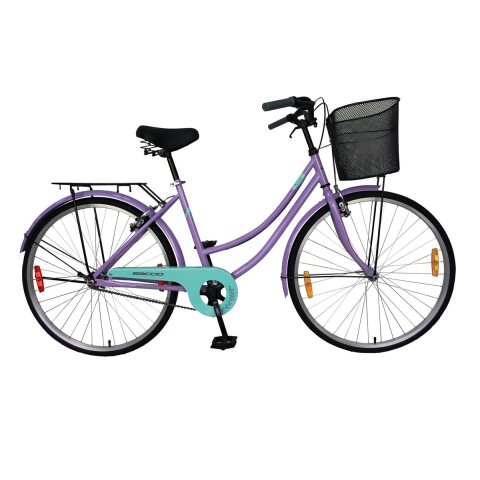 Bicicleta Dama Paseo Baccio Siena Rod 26 Vt Canasto Parrilla Color Violeta Bicicleta Dama Paseo Baccio Siena Rod 26 Vt Canasto Parrilla Color Violeta