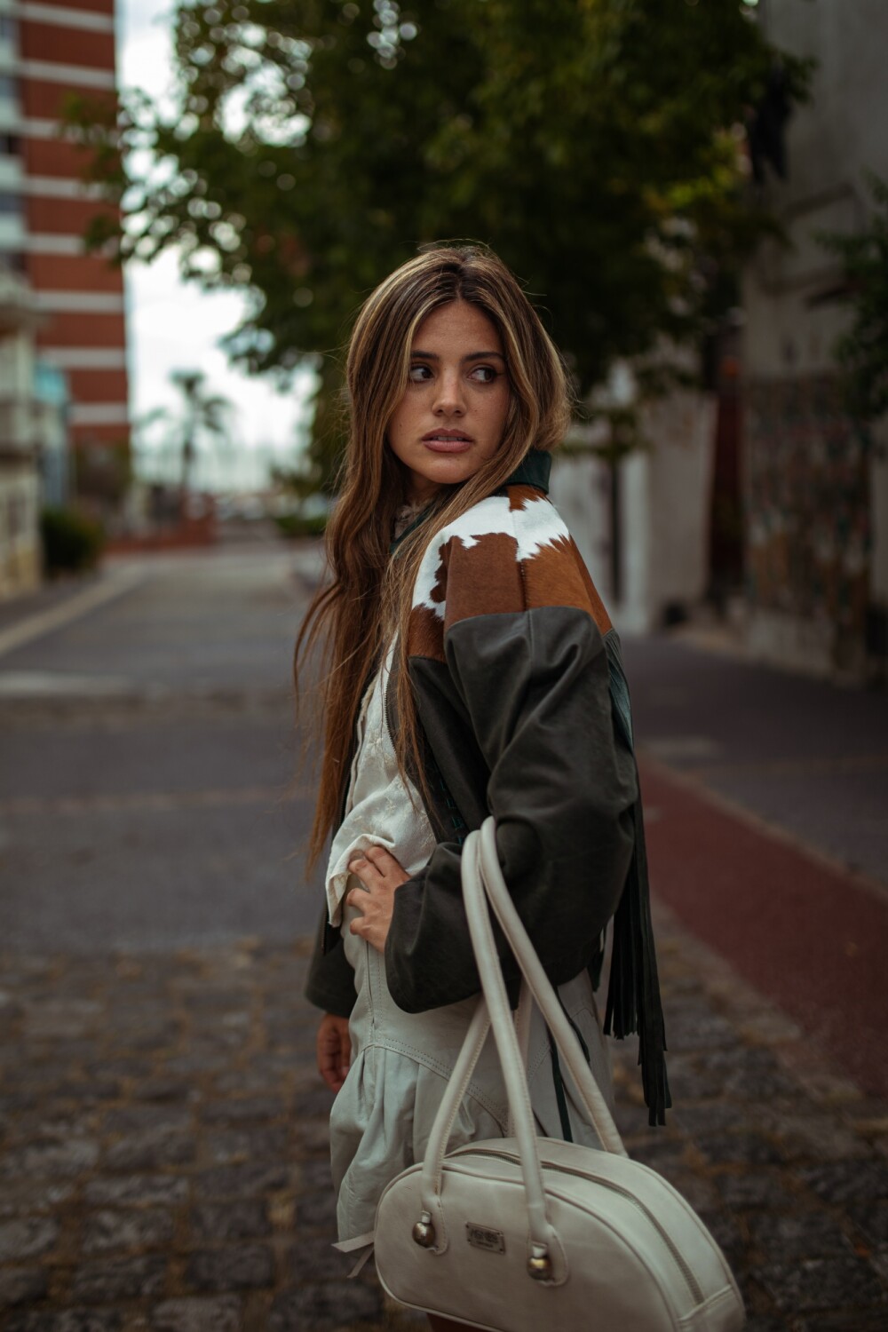 Arreo Jacket Verde Musgo / Cowhide Oscuro