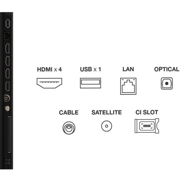 Smart Tv 85 Tcl 85c7k Qled 4k Uhd Hdr Google Tv Dolby TV 85 TCL MINILED 85C7K