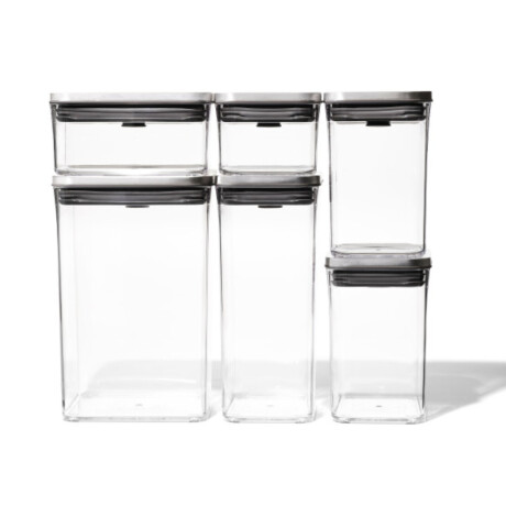 Juego de recipientes OXO Acero Inoxidable 6 Piezas