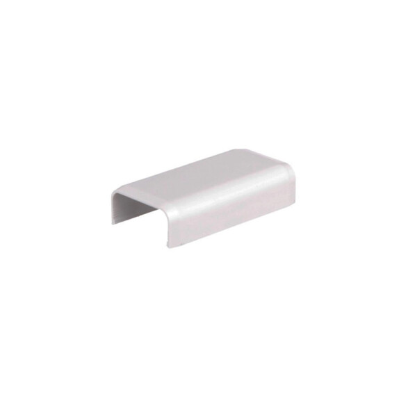 Unión recta blanca para ducto 20x10mm TA5055