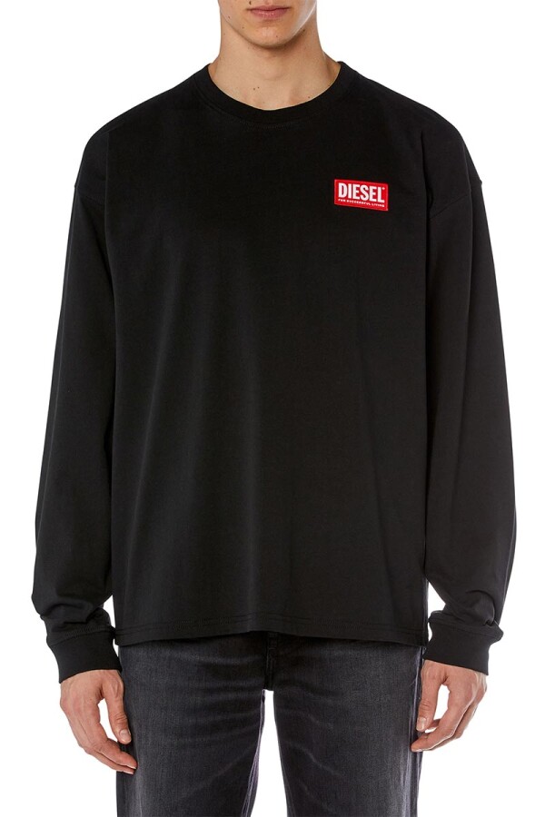 Polo Para Hombre T-Boxt-Ls-Lab Negro