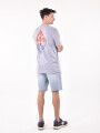 REMERA SUN GRIS MELANGE M