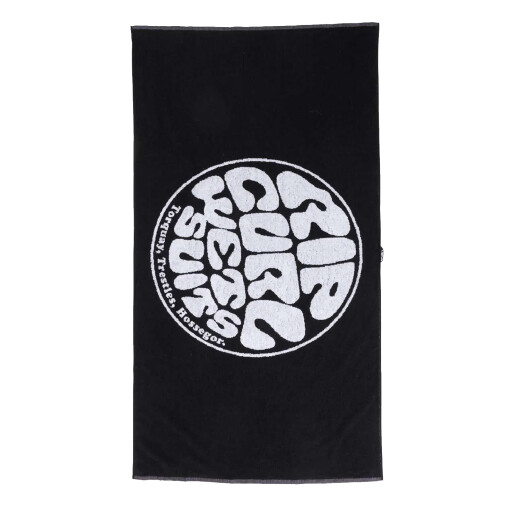 Toalla de playa Rip Curl Logo - Negro Toalla de playa Rip Curl Logo - Negro