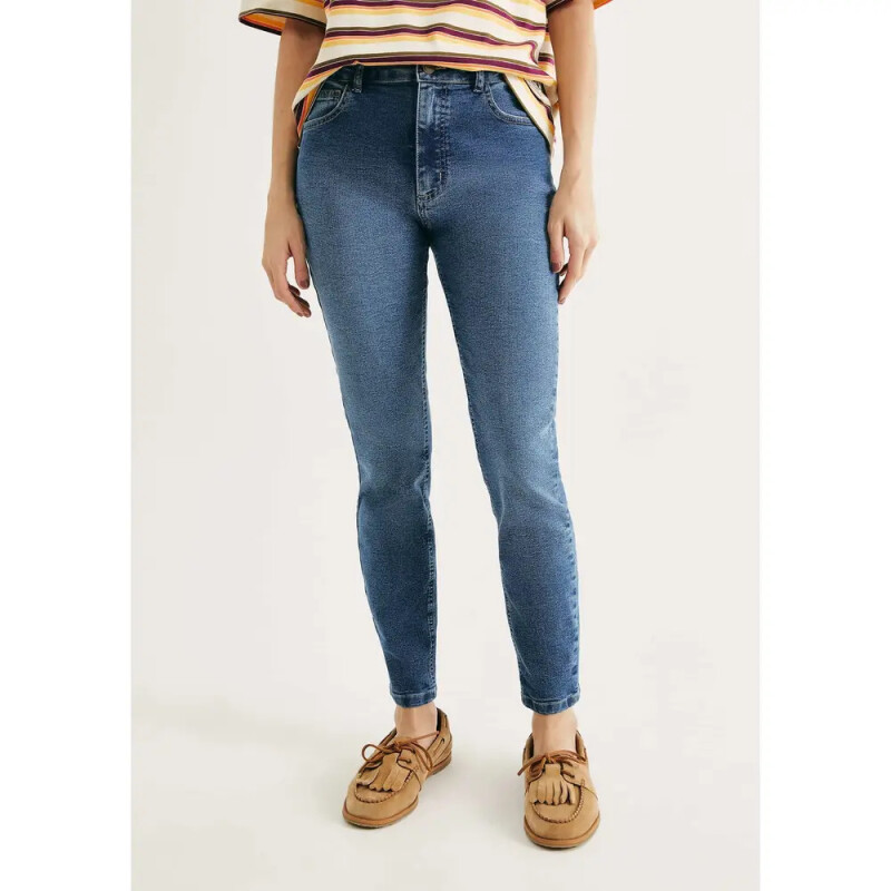 CALCA FEM AZUL MEDIO