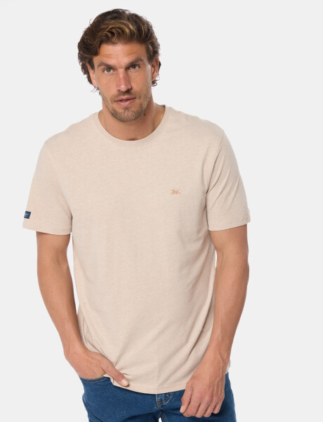 REMERA LISA Beige