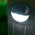 Lampara Solar Farol Redondo Sensor Luz Aplique Caminero Lampara Solar Farol Redondo Sensor Luz Aplique Caminero