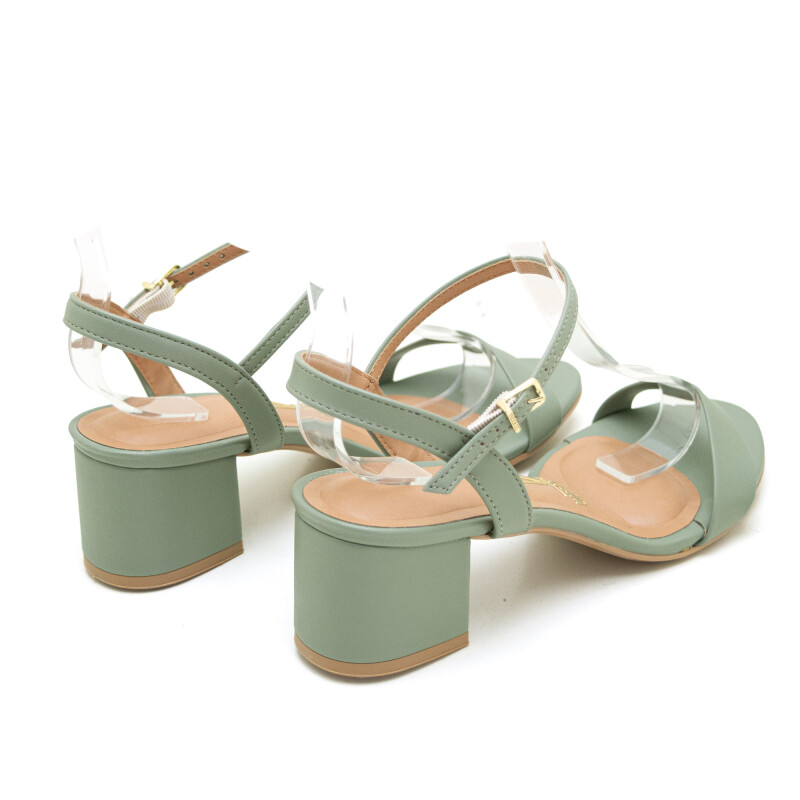 Sandalia Vizzano Taco Bajo de Mujer - 6291.900-8389 Verde