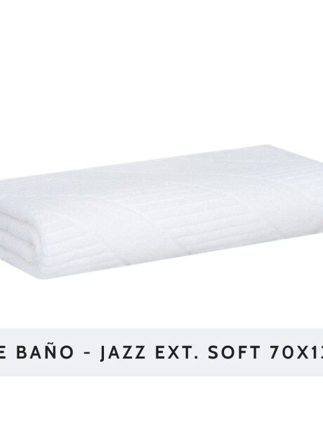 TOALLA BAÑO JAZZ EXT SOFT BUDDEMEYER - 420G BLANCO 70X135 TOALLA BAÑO JAZZ EXT SOFT BUDDEMEYER - 420G BLANCO 70X135