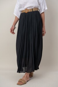 POLLERA MIDORI Negro