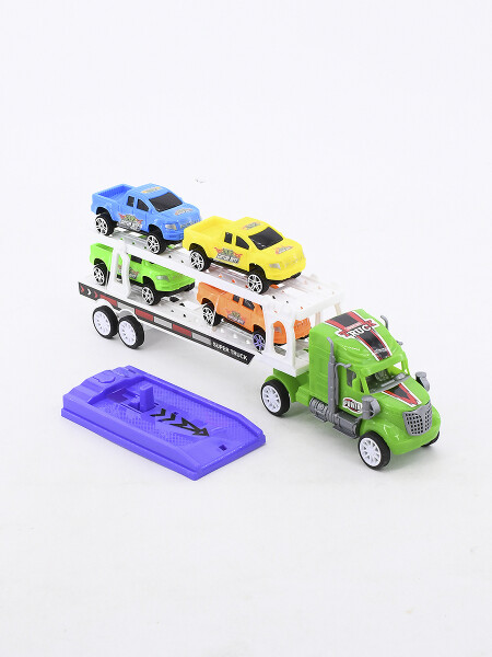 CAMION DE CARGA AUTITOS MULTICOLOR