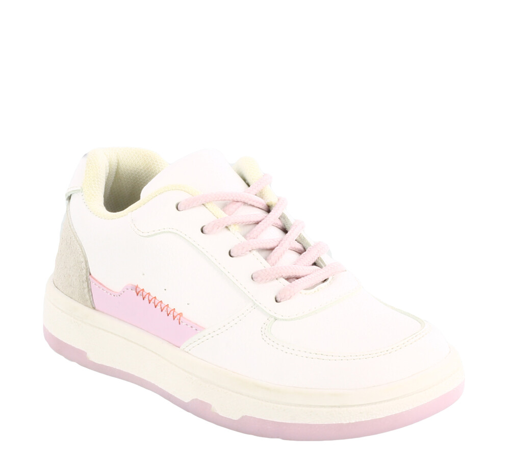 Deportivo PASTY acordonado White/Pink