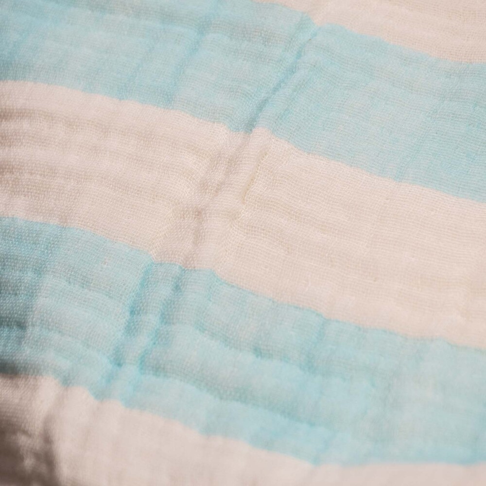 THROW LINO-Y-ALGODON VERDE RAFINA