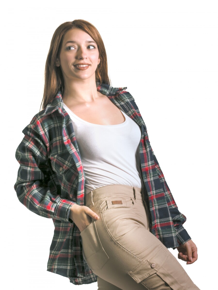 Camisa Viyela Dama - Verde 