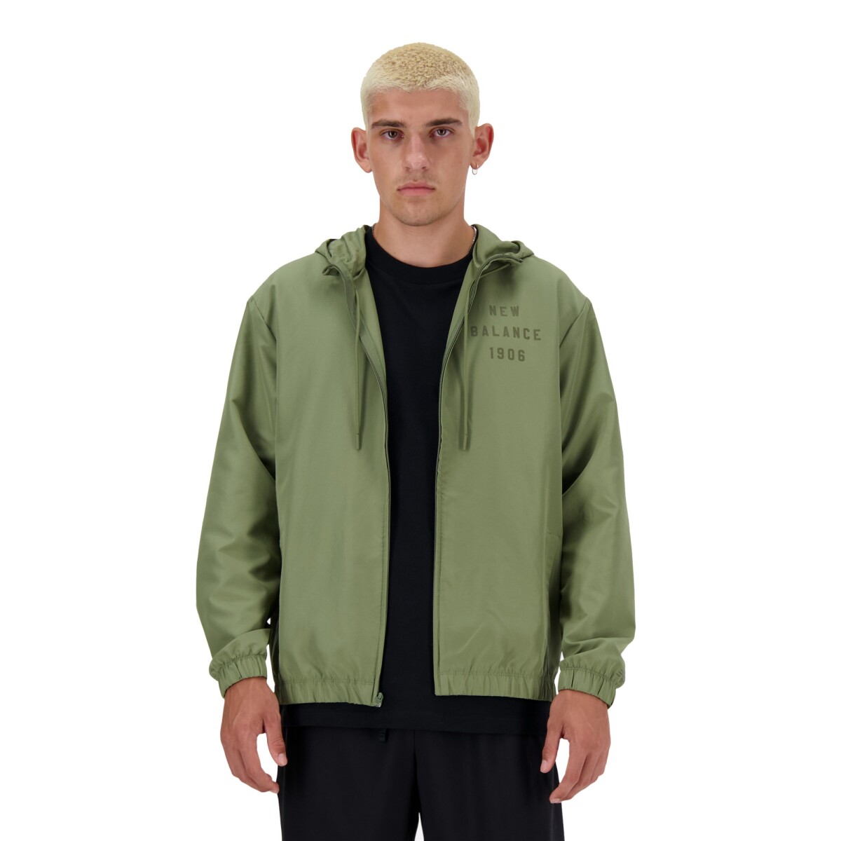 Campera New Balance de Hombre -ICONIC COLLEGIATE- MJ41504DEK - GREEN 