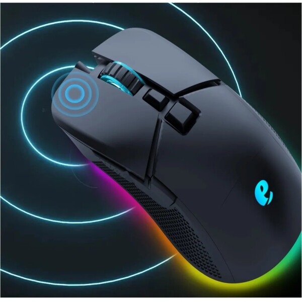 Mouse Gamer Acer Cableado Retroiluminado Luces RGB DPI 7200 Variante Color Negro