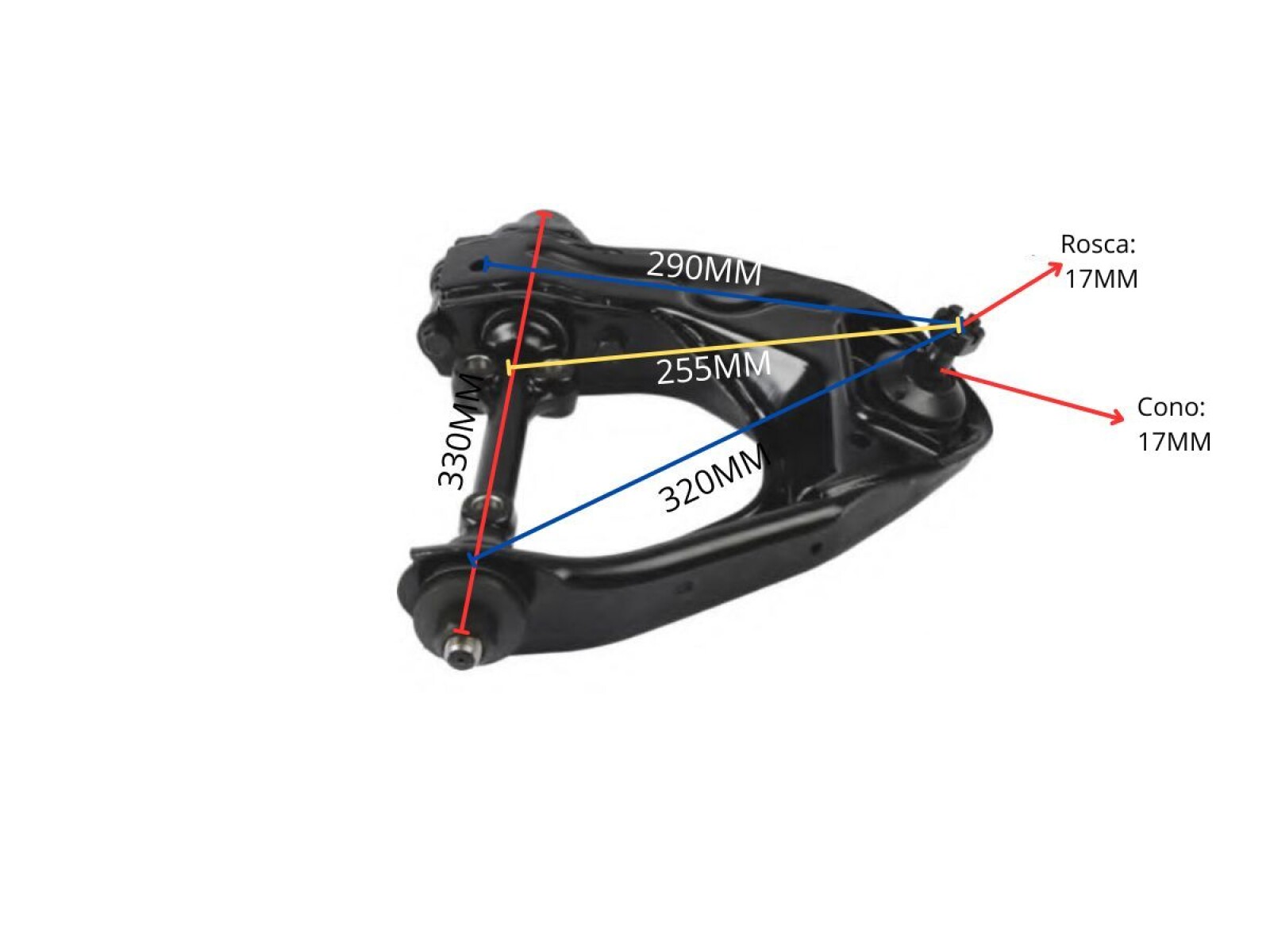 Parilla De Suspension Del GWM Gonow Toyota Hilux Zx 84-25 Der/Izq 
