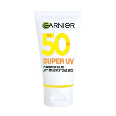 Protector Solar Garnier Antimanchas F50+ Super Uv Dry Touch Protector Solar Garnier Antimanchas F50+ Super Uv Dry Touch