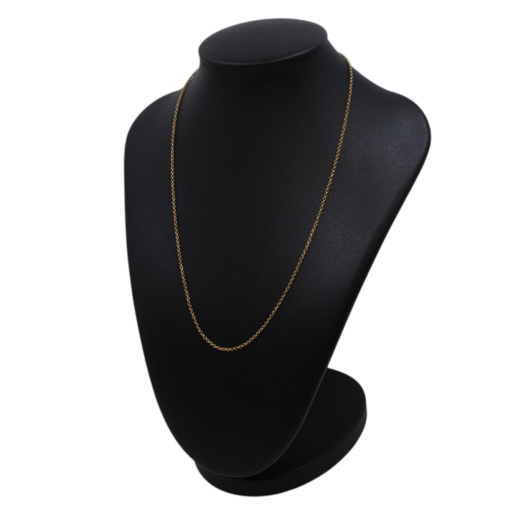 Cadena rolo fina en oro 18k amarillo. Largo 40 cm Cadena rolo fina en oro 18k amarillo. Largo 40 cm