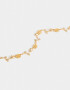 Collares Cortos Con flores Collar Corto Con Flores - Dorado