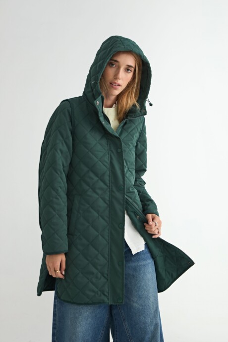 CAMPERA NEREA CON CAPUCHA Verde