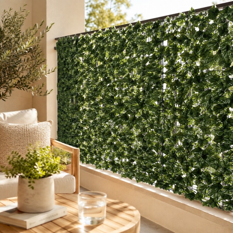 Enredadera artificial rollo 3 mts VERDE OSCURO