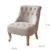Butaca Sitial Vivaldi Beige Butaca Sitial Vivaldi Beige
