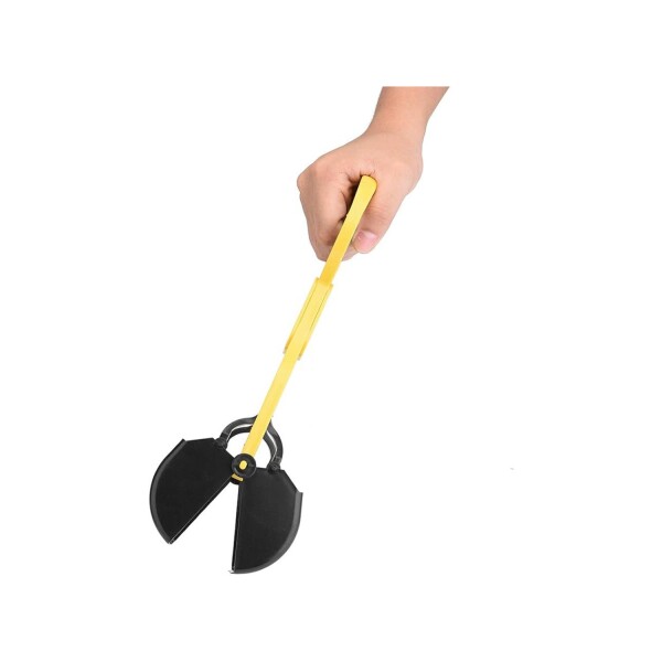 Pala Higiénica Levanta Desechos De Mascotas Perro Gato Variante Color Negro y Amarillo